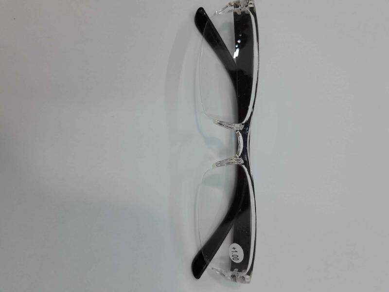 عینک مطالعه آماده نمره 1+ مدل نیم فریم
