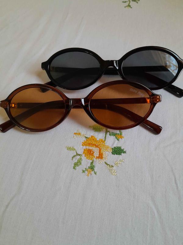 عینک آفتابی بیضی میو میو Miu Miu