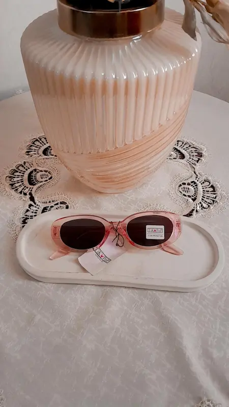 عینک آفتابی زنانه صورتی