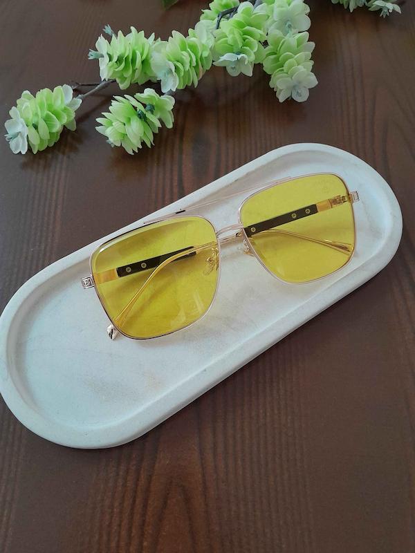 عینک شب میباخ رنگ زرد مردانه