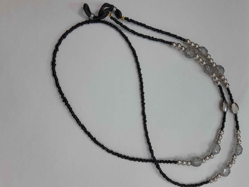 بند عینک مشکی مهره دار