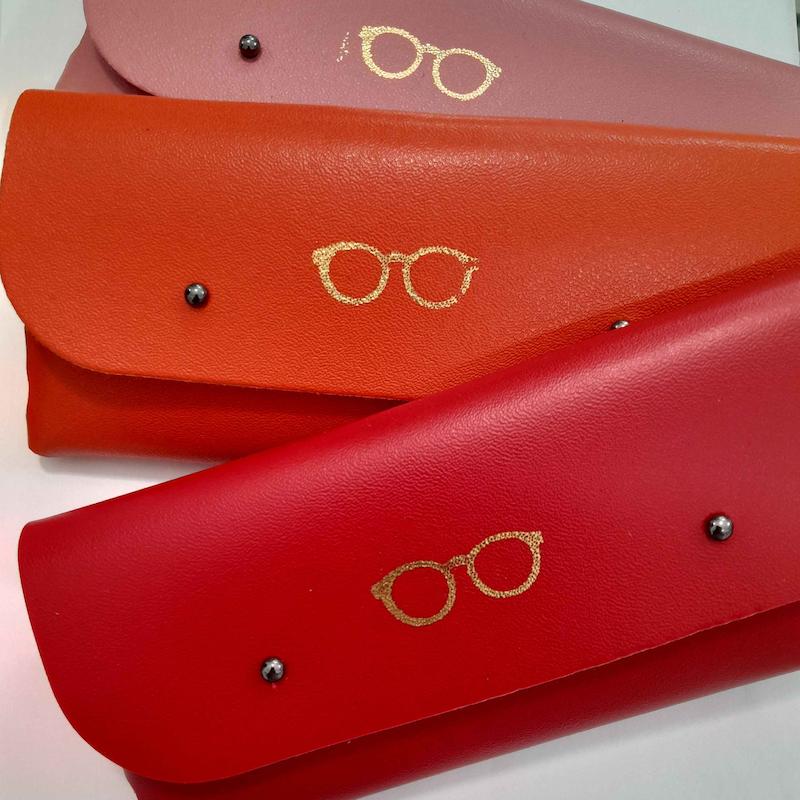 کیف مخصوص عینک رنگ های مختلف