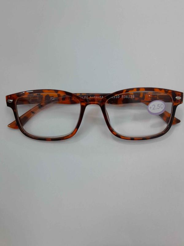 عینک مطالعه نمره آماده 2/5+ مدل پلنگی