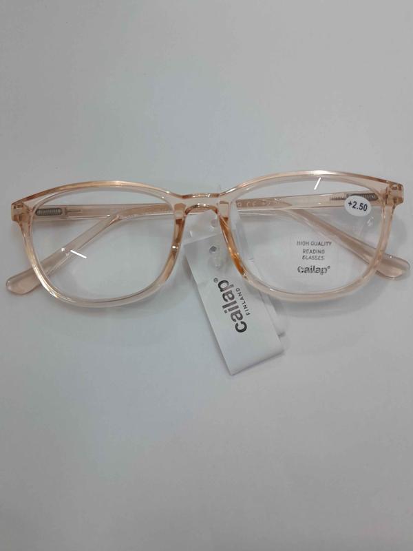 عینک مطالعه نمره آماده 2/5+ رنگ گلبهی