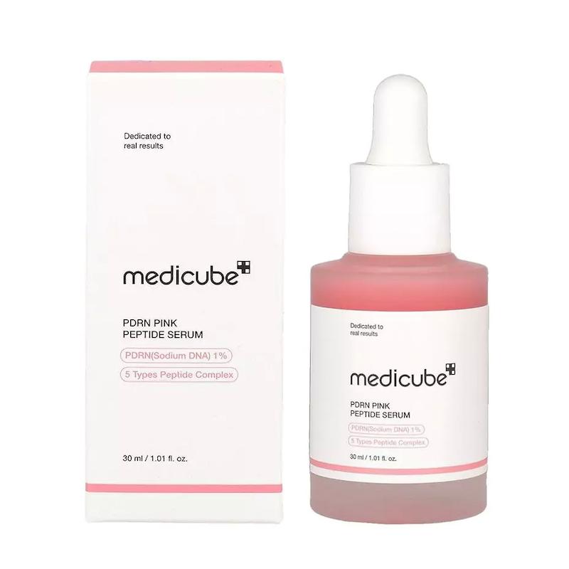 مدیکیوب سرم جوانساز پپدایدی PDRN Pink Peptide serum