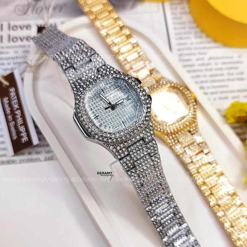 ساعت نگین دار پتک فیلیپ زنانه | ساعتمچی patek Philip کد 192