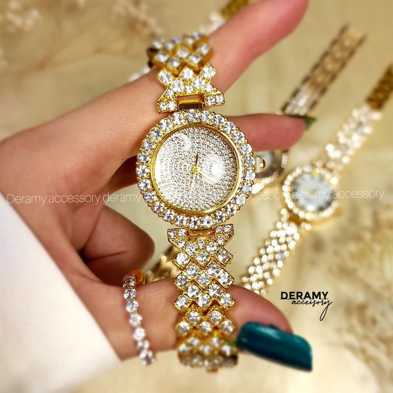 ساعتمچی فول نگین  036