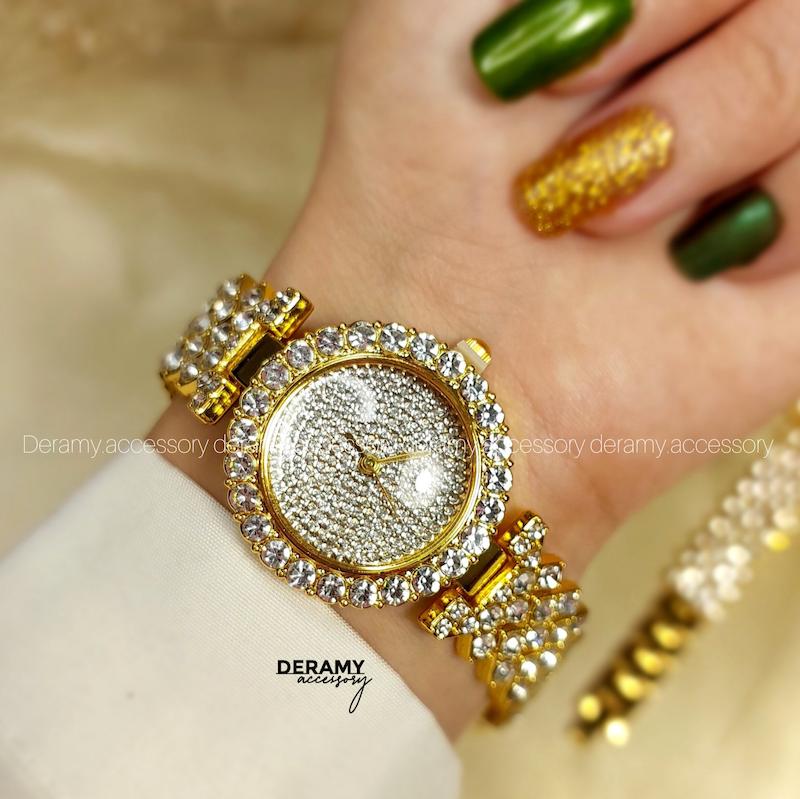 ساعتمچی فول نگین  036