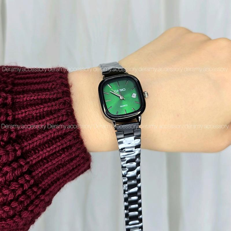 ساعتمچی کاسیو مربعی اولد مانی با کیفیت عالی | ساعت مچی casio زنانه  180-