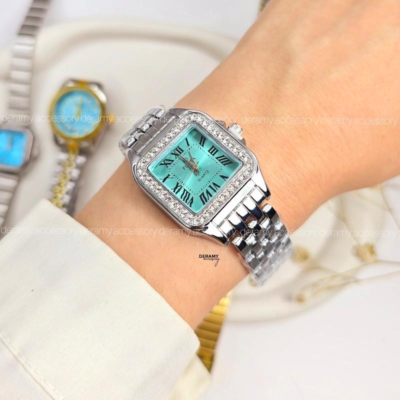 ساعت مچی زنانه دخترانه کالکشن آبی پرنسسی | ساعتمچی رولکس نایدو vsh naidu rolex  کد 226