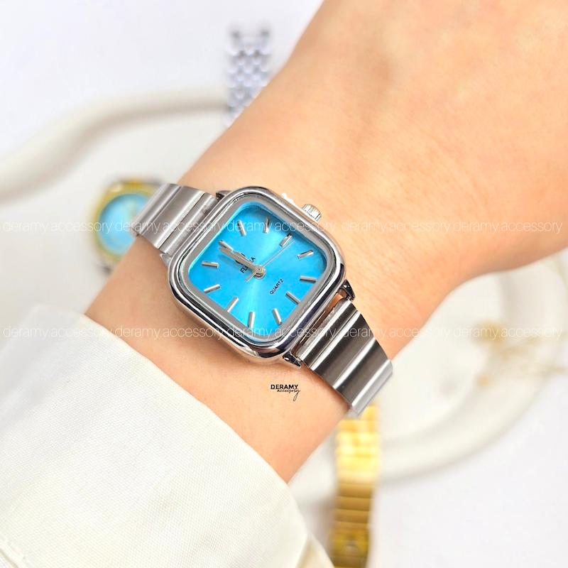 ساعت مچی زنانه دخترانه کالکشن آبی پرنسسی | ساعتمچی رولکس نایدو vsh naidu rolex  کد 226