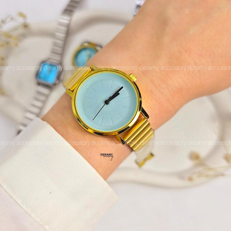 ساعت مچی زنانه دخترانه کالکشن آبی پرنسسی | ساعتمچی رولکس نایدو vsh naidu rolex  کد 226