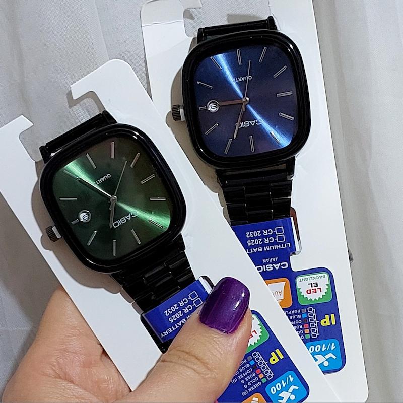 رنگبندی ساعتمچی کاسیو مربعی اولد مانی با کیفیت عالی سایز بزرگ | ساعت مچی casio مردانه  180- 