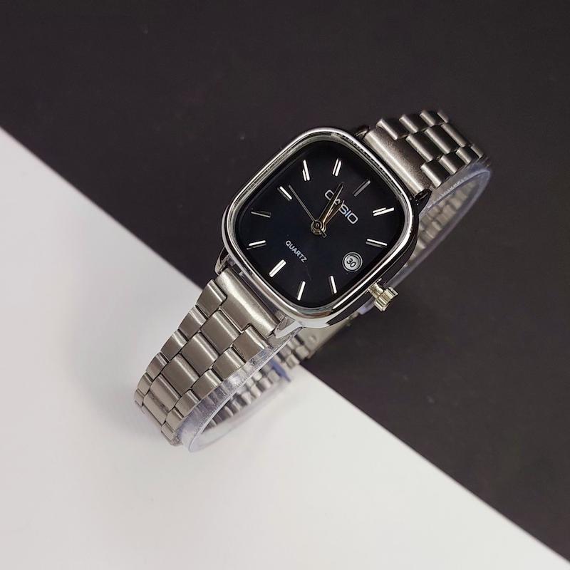 رنگبندی ساعتمچی کاسیو مربعی اولد مانی با کیفیت عالی سایز بزرگ | ساعت مچی casio مردانه  180- -کپی