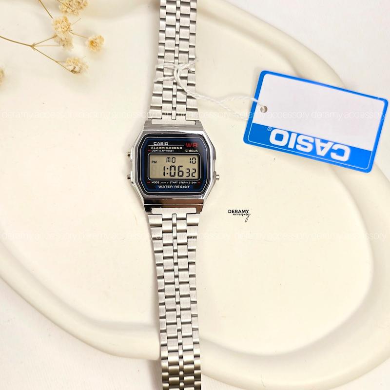 ساعت کاسیو نوستالژی فول امکانات اسپرت | ساعتمچی  مناسب خانم و آقا casio  دیجیتالی کد 093 گرید بالا