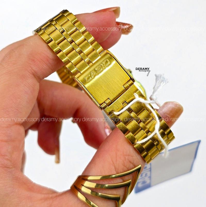 ساعت کاسیو نوستالژی فول امکانات اسپرت طلایی | ساعتمچی  مناسب خانم و آقا casio  دیجیتالی کد 093 گرید بالا کد 304