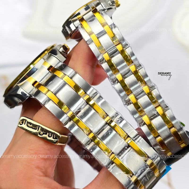 ست ساعت مچی طرح تیسوت برند والار | ساعت زنانه مردانه طرح سه موتوره tissot روزشمار دار ضدحساسیت 379