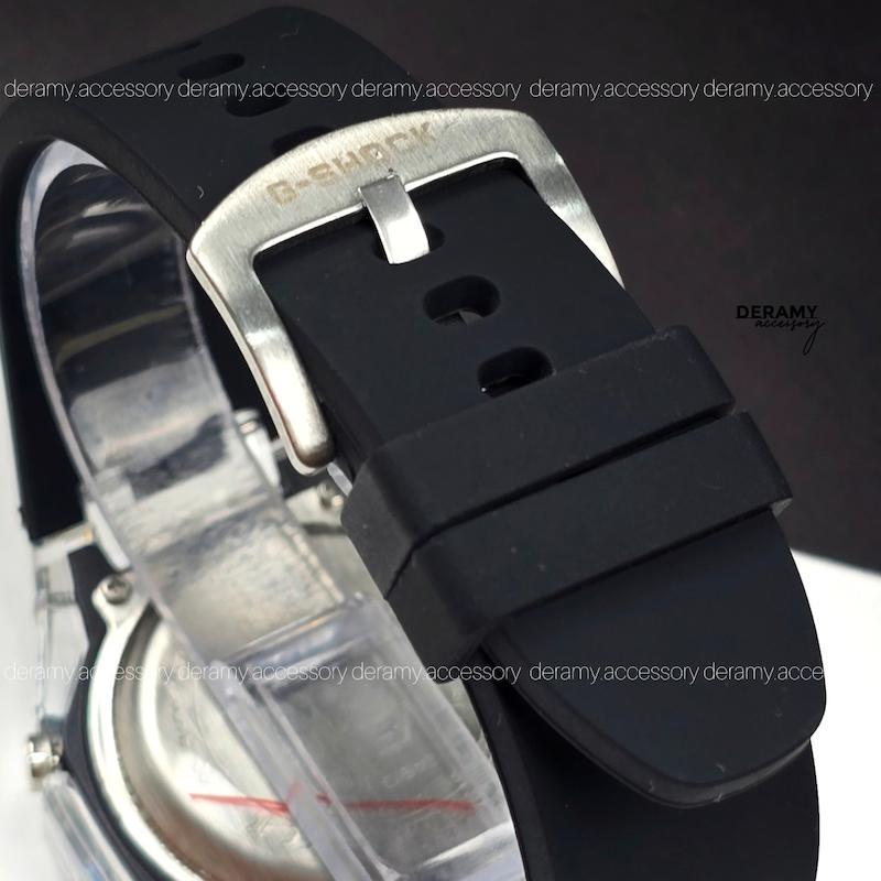 ساعت جی شاک پمپی تمام مشکی  مناسب اقایان و خانم ها | ساعت مچی کاسیو جیشاک g shock فول امکانات کد 406 -گرید بالا چند زمانه انالوگ و دیجیتال  ژاپنی- -اسپرت---418