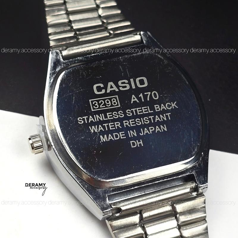 ساعتمچی مردانه کاسیو سیلور  صفحه سورمه ای (آبی کاربنی) ترند دارای رفرنس  | ساعت مچی اولد مانی casio  مردانه 431  گرید بالا- مربع کیفیت دار-