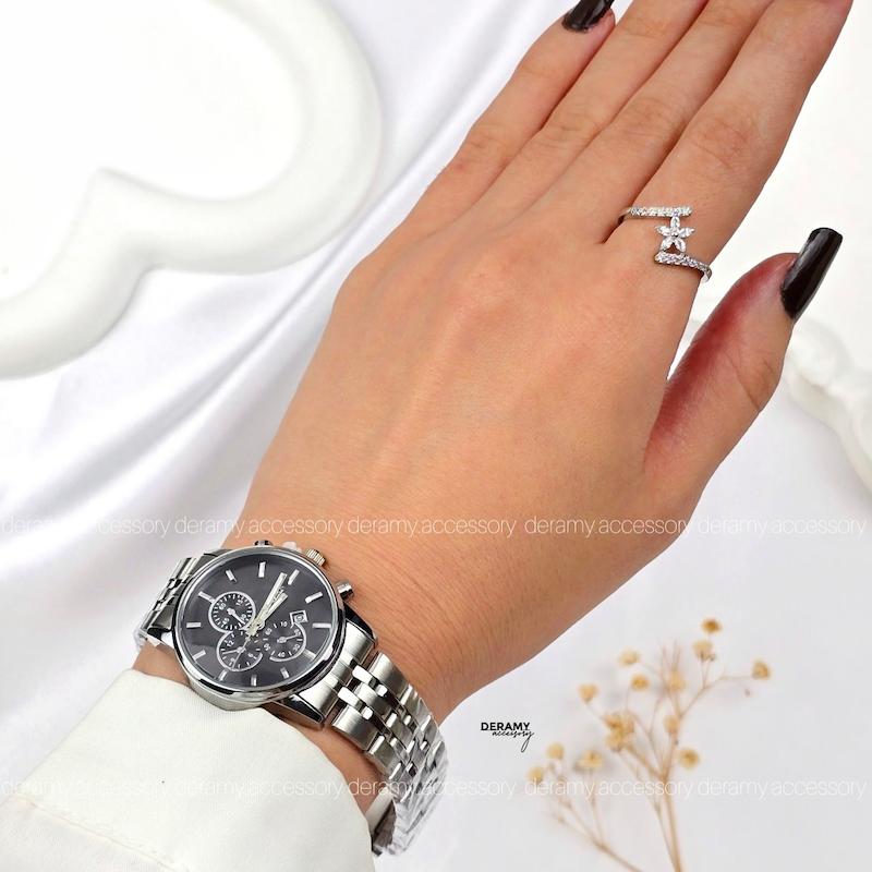 ست /تک /ساعت مچی سیتیزن وی ای پی با کیفیت کوکو  سیلور صفحه سیلور (مشکی) نیو | ساعتمچی  زنانه مردانه  citizen vip --394-