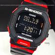 ساعت جیشاک تایلندی تمام مشکی خط قرمز مقاوم در برابر اب WR 20bar | ساعت دیجیتال g shock مردانه مشکی کد 411- جی شاک با کیفیت--ویژه درامی اکسسوری 