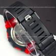 ساعت جیشاک تایلندی تمام مشکی خط قرمز مقاوم در برابر اب WR 20bar | ساعت دیجیتال g shock مردانه مشکی کد 411- جی شاک با کیفیت--ویژه درامی اکسسوری 