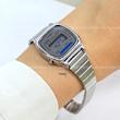 ساعت کاسیو نوستالژی سیلور بند کرکره ای 338 سیلور قاب سیلور اینه ای | ساعت مچی زنانه casio  292--موتور با کیفیت فول امکانات  [ اف ویژه درامی اکسسوری] -