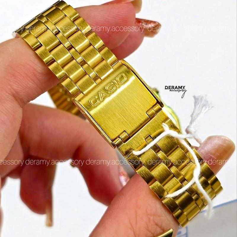 ساعت کاسیو نوستالژی فول امکانات اسپرت طلایی | ساعتمچی  مناسب خانم و آقا casio  دیجیتالی کد 093 گرید بالا کد 304-