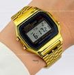 ساعت کاسیو نوستالژی فول امکانات اسپرت طلایی | ساعتمچی  مناسب خانم و آقا casio  دیجیتالی کد 093 گرید بالا کد 304-