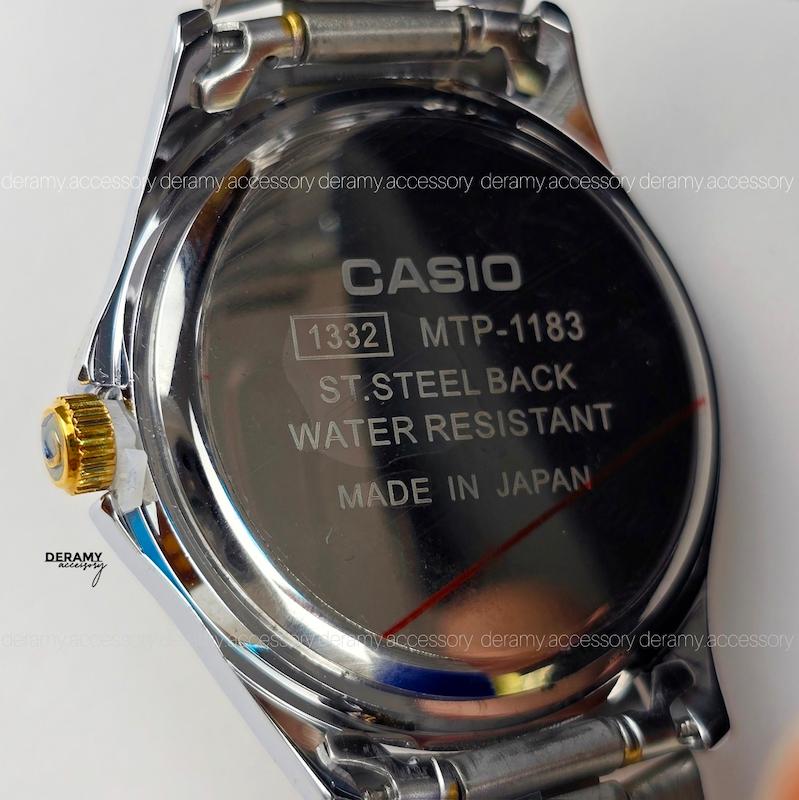 / مردانه / ساعت کاسیو کلاسیک سیلور طلایی صفحه سفید رفرنس ۱۳۳۲ mtp-1183| ساعت مردانه  casio کد  082 -ساخت ژاپن 290- گرید بالا --367- ویژه درامی اکسسوری 