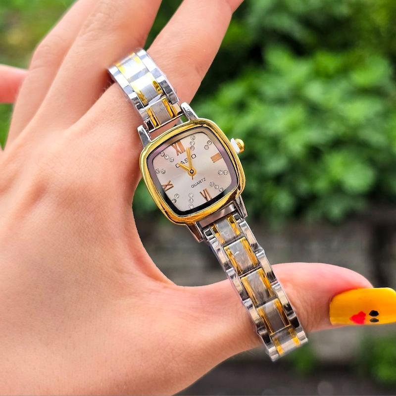 ساعت ظریف زنانه کاسیو | ساعتمچی نقلی ظریف پینترستی casio کد 507