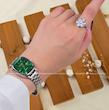 ست / تک زنانه / تک مردانه |ساعتمچی کاسیو سیلور صفحه  (سبز)  ترند مربعی| ساعت مچی اولد مانی casio زنانه مردانه  ست مربع 514 ویژه درامی اکسسوری -