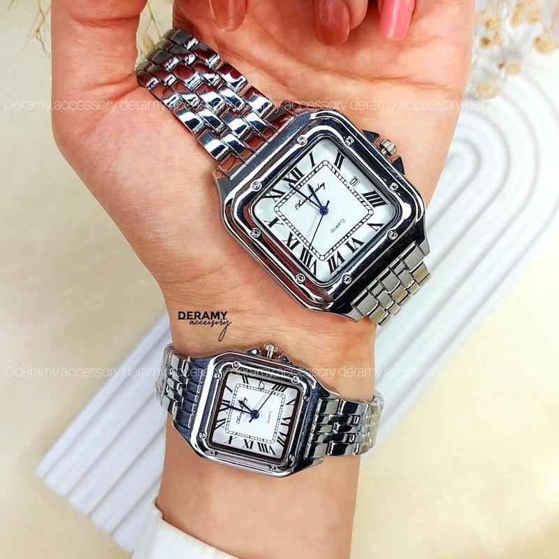 ست ساعت مچی طرح کارتیر | ساعت زنانه و مردانه cartier کد 091