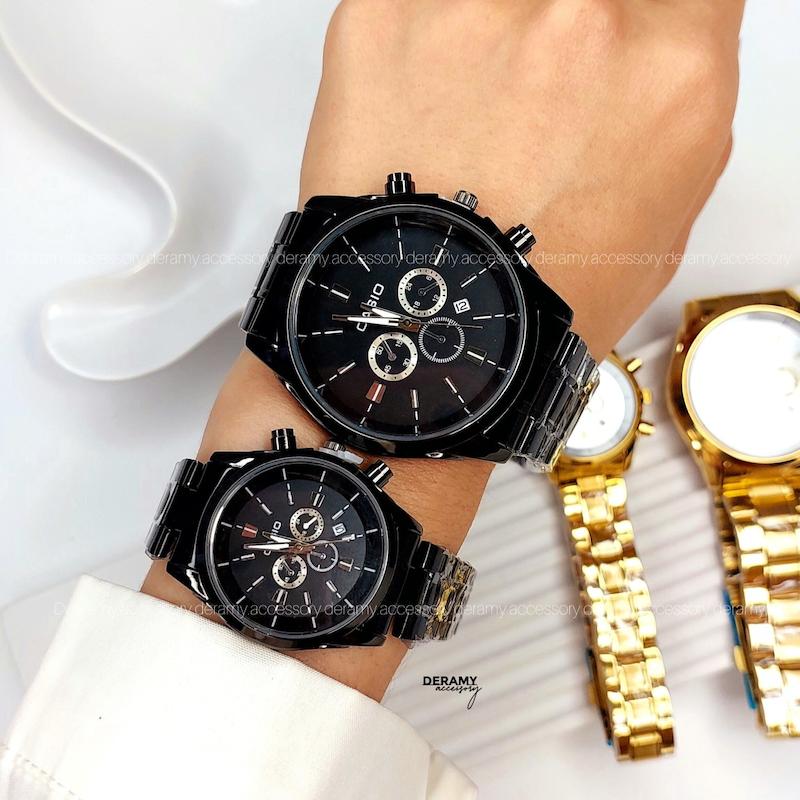 ست ساعت مچی کاسیو | ست ساعتمچی casio با دو باکس رایگان 096