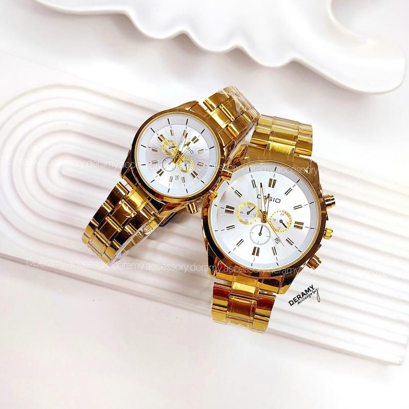 ست ساعت مچی کاسیو | ست ساعتمچی casio با دو باکس رایگان 096
