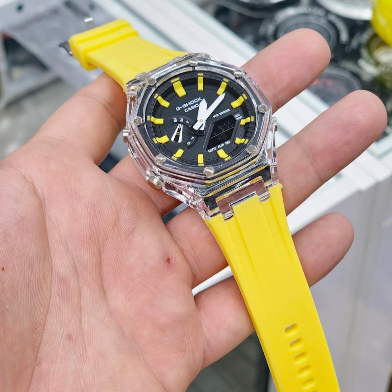 ساعت جی شاک پمپی رنگبندی | ساعت مچی کاسیو جیشاک g shock فول امکانات کد 113 همراه هارد باکس رایگان