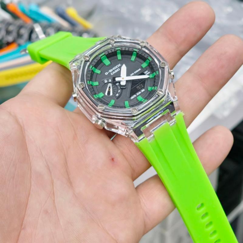 ساعت جی شاک پمپی رنگبندی | ساعت مچی کاسیو جیشاک g shock فول امکانات کد 113 همراه هارد باکس رایگان