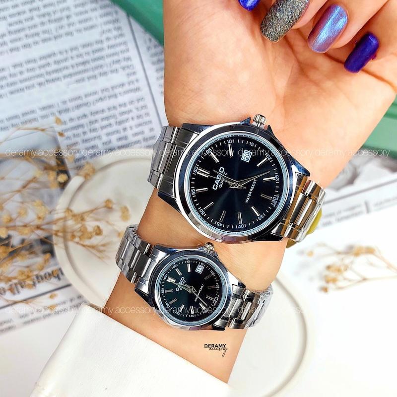 ست ساعت کاسیو کلاسیک | ساعت زنانه و مردانه casio کد  082 