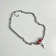 گردنبند Red & Dark stone 