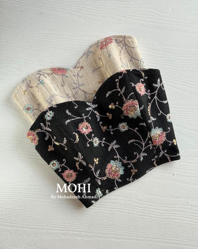 کراپ شنل طرح گل