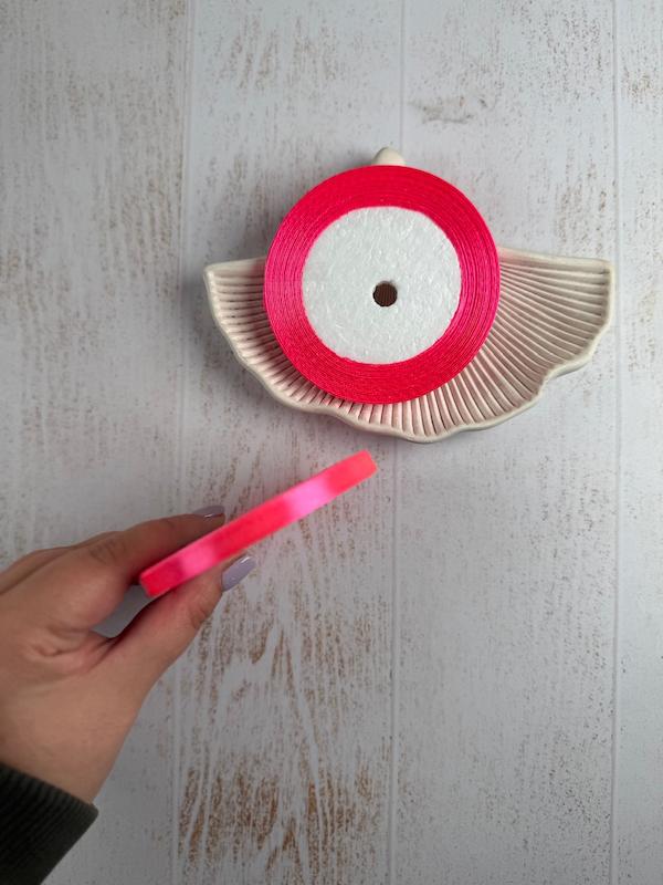 روبان سرخابی نیم سانتی ساتن