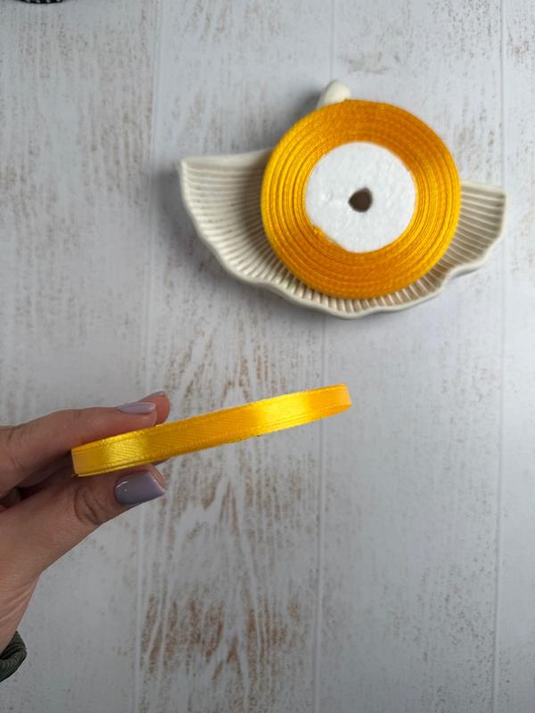 روبان نارنجی نیم سانتی ساتن