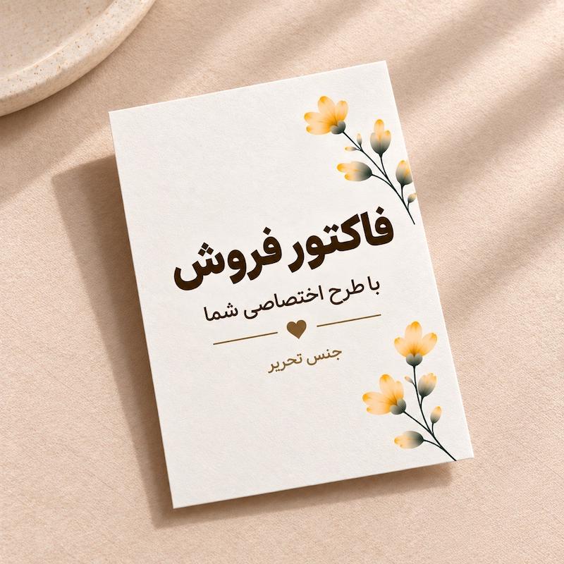 چاپ فاکتور تحریر