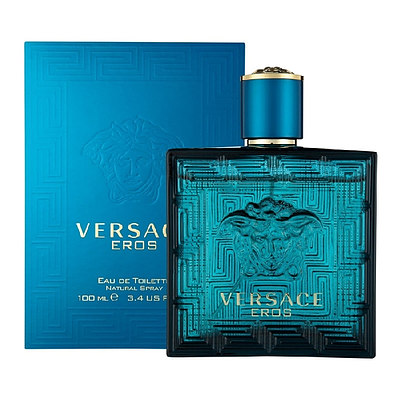 ادوتویلت مردانه ورساچه اروس مدل 8011003809219 - Versace Eros Eau de Toilette 3.4 oz / 100 ml For Men