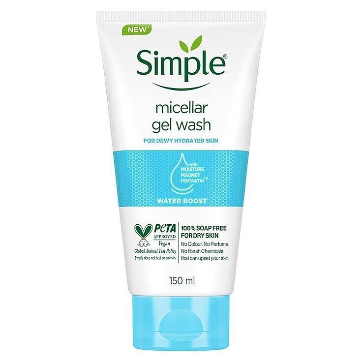 میسلار ژل واتر بوست سیمپل ( micellar gel wash simple 8710908710773 )