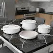 سرویس قابلمه 7 پارچه گرانیت وانیلی لینیا پلاس کرکماز 2620-1