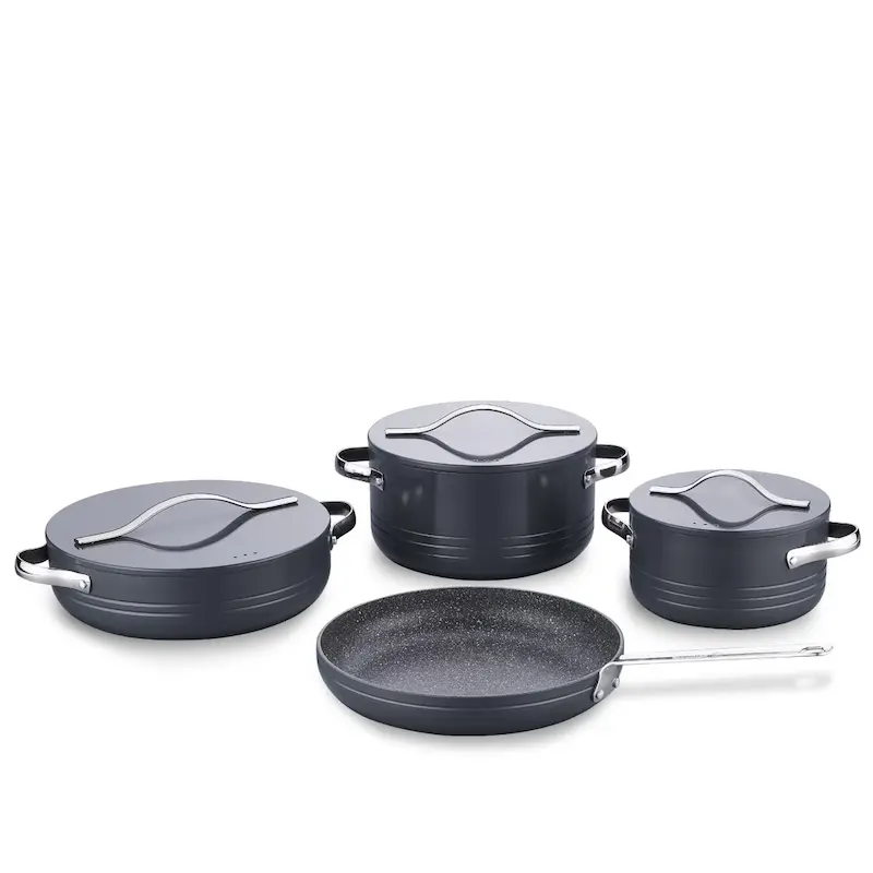 سرویس قابلمه 7 پارچه گرانیت نوک مدادی لینیا پلاس کرکماز 2620-2