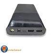 کیس پاوربانک 30000mAh دو خروجی USB به همراه نمایشگر و برد 8 باتری مدل +A8