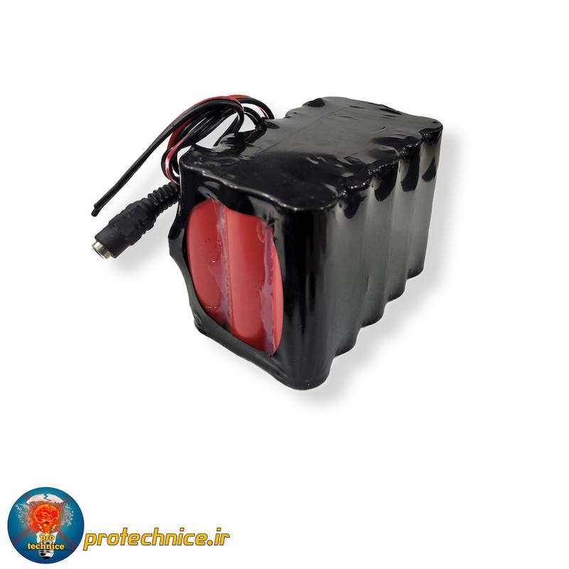 پک باتری لیتیوم یون 21 ولت 6.6 آمپر 5 سل [ 5s 21v 6600mah ]