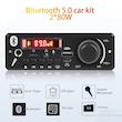 پخش کننده پنلی بلوتوثی با آمپلی فایر 2X80W مدل JX-X1 | ماژول پلیر mp3 player